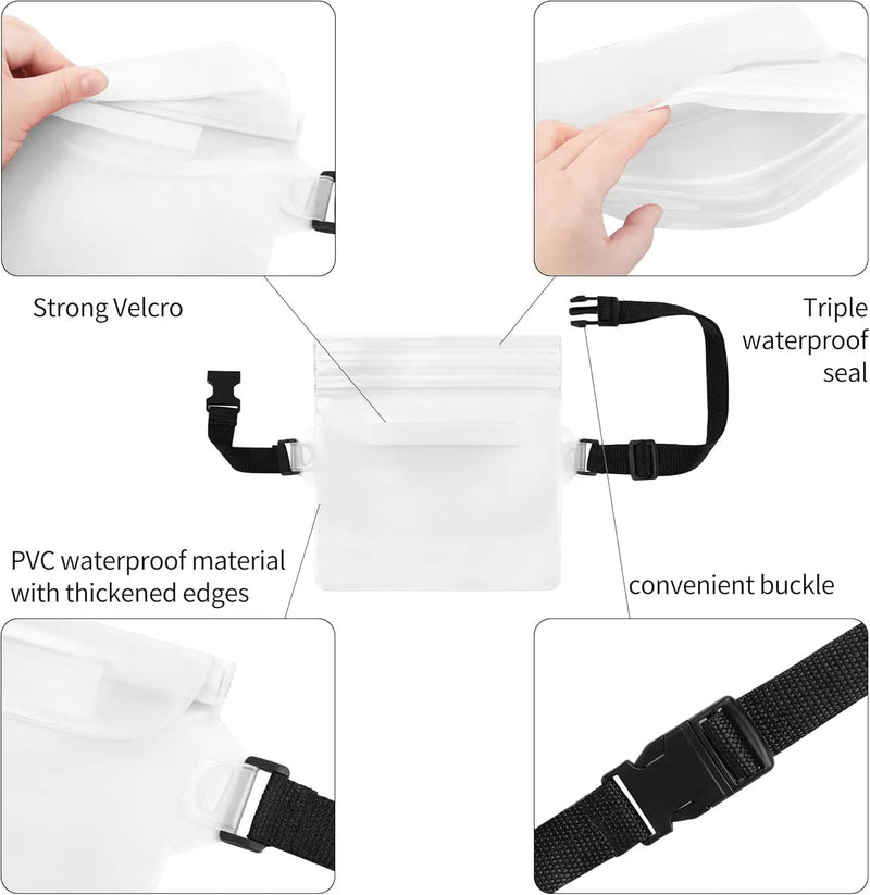 Waterproof Phone Pouch White by salelink.co.nz