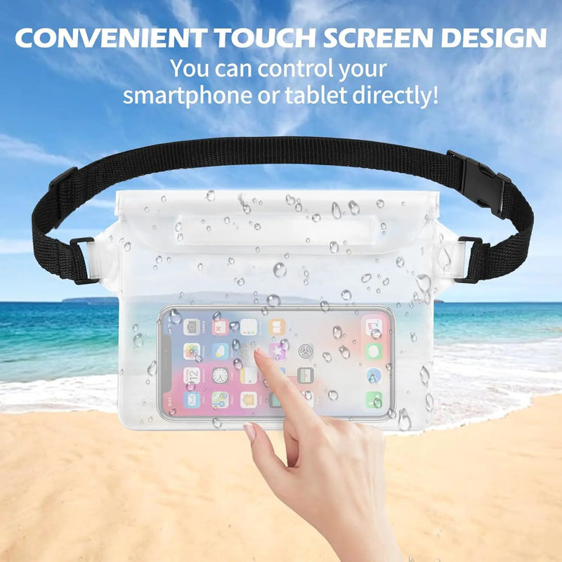 Waterproof Phone Pouch White by salelink.co.nz