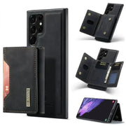 M2 Leather Case for Samsung (Black with wallet) by Habicare