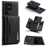 M2 Leather Case for Samsung (Black with wallet) by Habicare