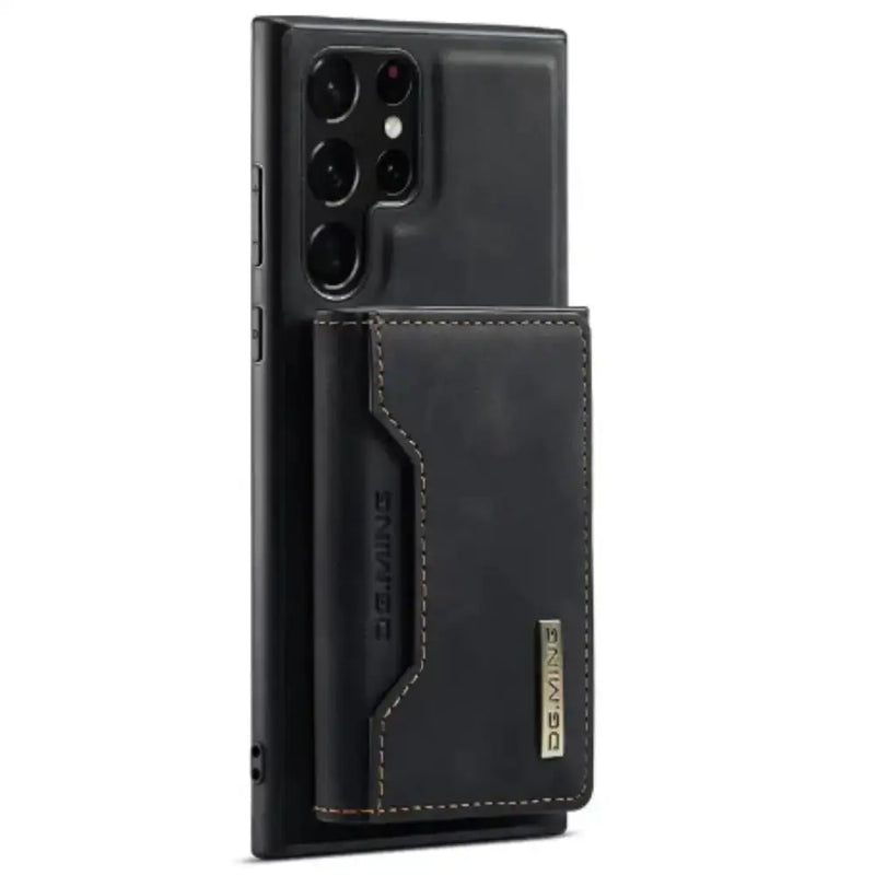 M2 Leather Case for Samsung (Black with wallet) by Habicare