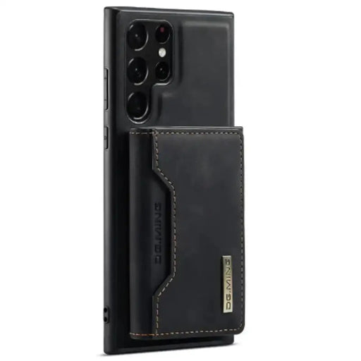 M2 Leather Case for Samsung (Black with wallet) by Habicare