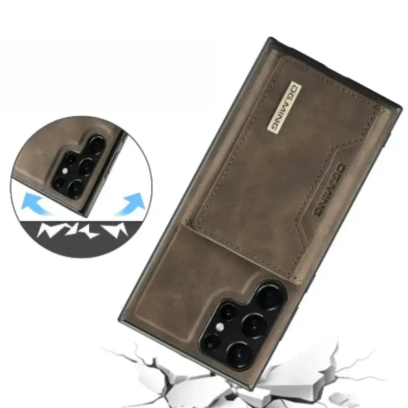 M2 Leather Case for Samsung (Coffee) by Habicare