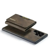 M2 Leather Case for Samsung (Coffee with wallet) by Habicare