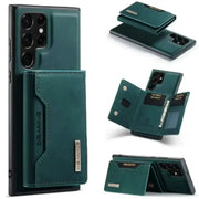 M2 Leather Case for Samsung (Green with wallet) by Habicare