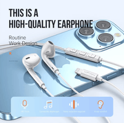 techplus TechPlus M21 Lightning Earphones With In Line Remote And Mic TechPlus M21 Lightning Earphones With In Line Remote