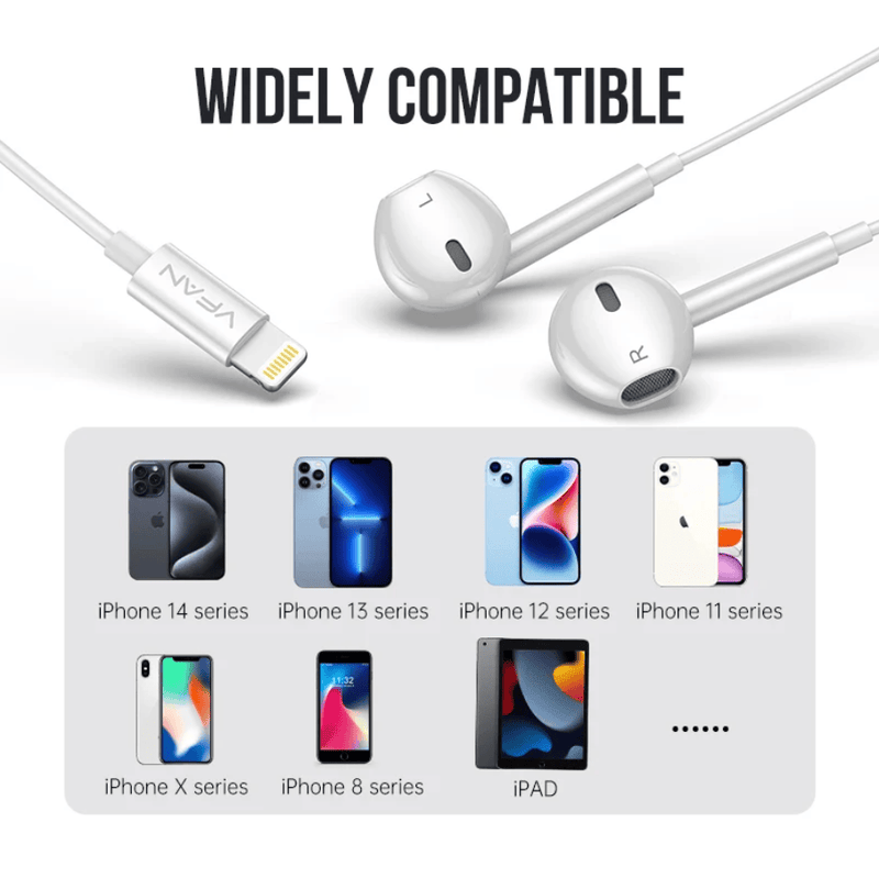 techplus TechPlus M21 Lightning Earphones With In Line Remote And Mic TechPlus M21 Lightning Earphones With In Line Remote