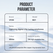 techplus TechPlus M21 Lightning Earphones With In Line Remote And Mic TechPlus M21 Lightning Earphones With In Line Remote