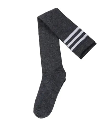 Striped Over-the-Knee Socks for Women - College Style Knee-High Fashion Socks by Mead's Supply & Equipment Outfitters limited