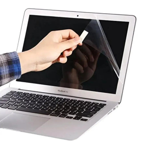Hydrogel Screen Protector for MacBook (White/Black Polycarbonate, 2006–2009) (Pack of 2) by 9eight5