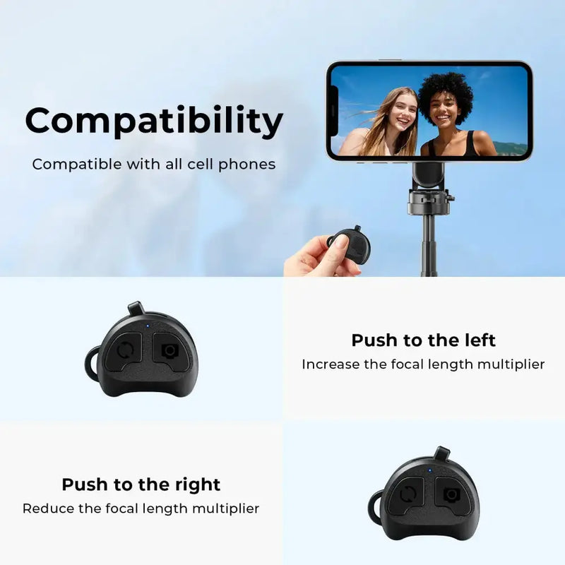 360° Selfie Stick with Bluetooth & Foldable Stand by Habicare