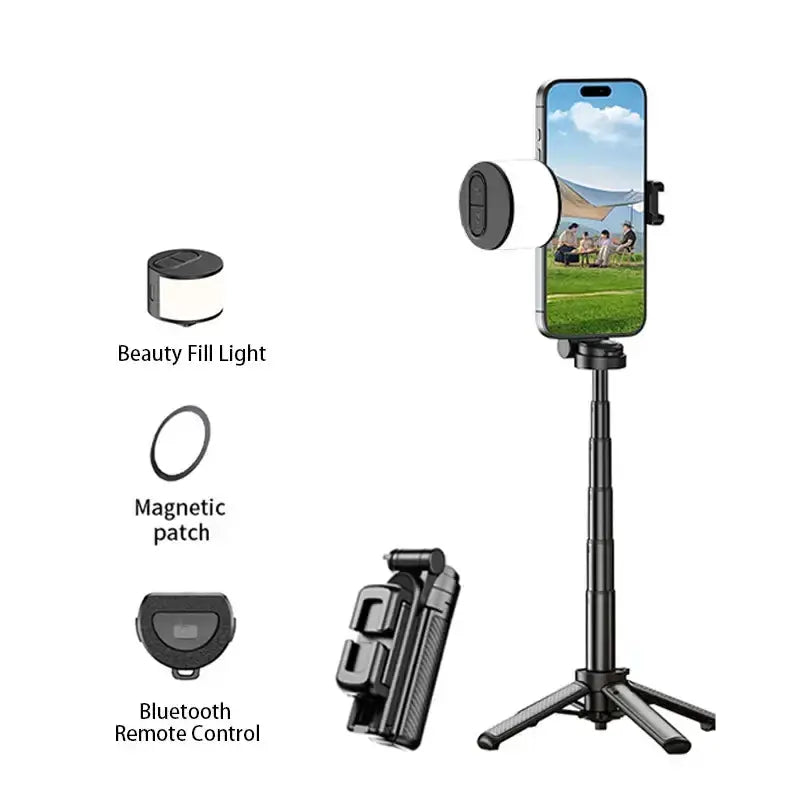 360° Selfie Stick with Bluetooth & Foldable Stand by Habicare