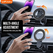 techplus Magnetic Air Vent Phone Mount with 360° Rotation & Hook Locking (H09) TechPlus H09 Magnetic Air Vent Car Phone Mount