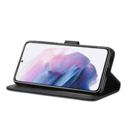 Leather Flip Cover for Samsung Galaxy Series (Black) by Habicare