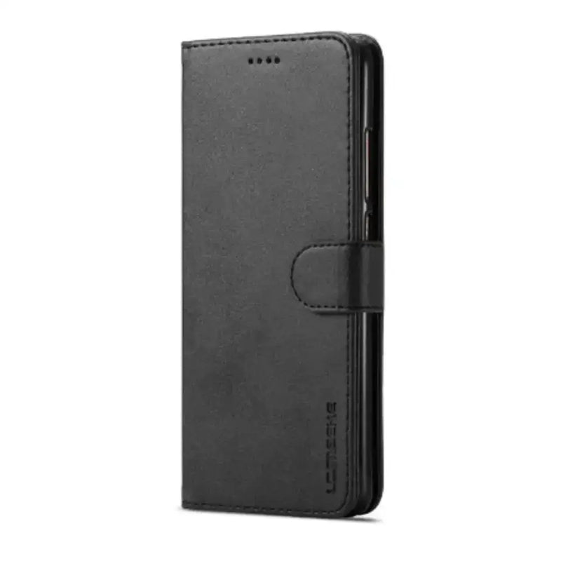 Leather Flip Cover for Samsung Galaxy Series (Black) by Habicare