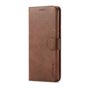 Leather Flip Cover for Samsung Galaxy Series (Brown) by Habicare
