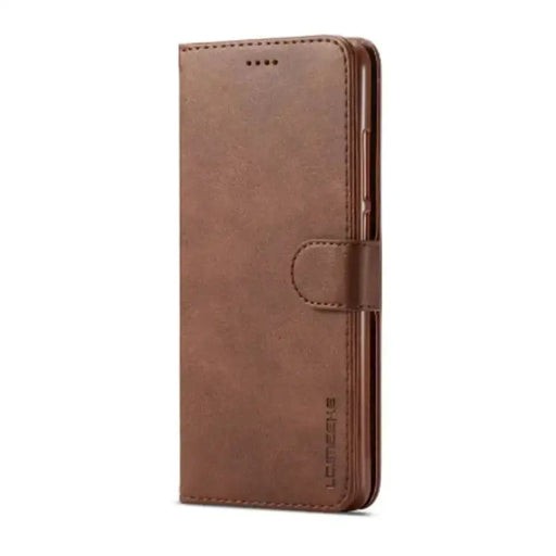 Leather Flip Cover for Samsung Galaxy Series (Brown) by Habicare