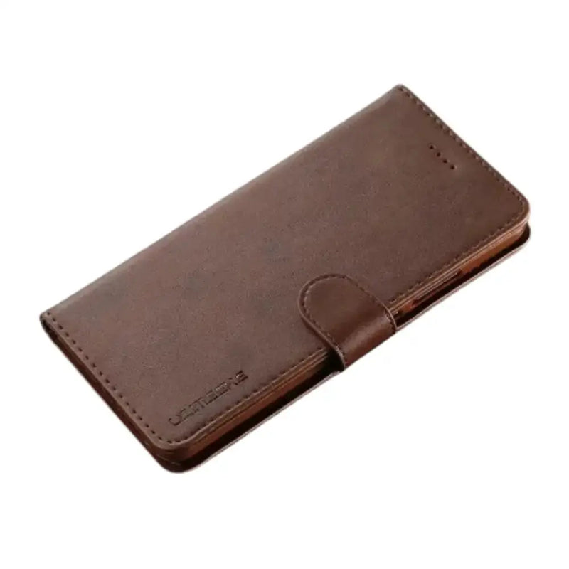 Leather Flip Cover for Samsung Galaxy Series (Brown) by Habicare