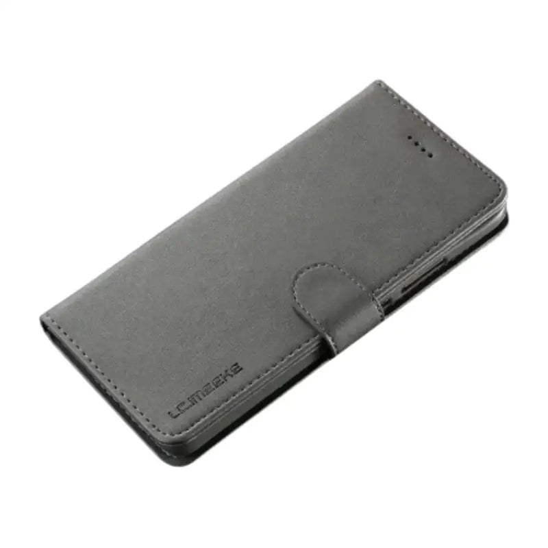 Leather Flip Cover for Samsung Galaxy Series (Gray) by Habicare