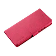Leather Flip Cover for Samsung Galaxy Series (Rose Red) by Habicare