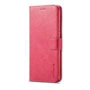 Leather Flip Cover for Samsung Galaxy Series (Rose Red) by Habicare