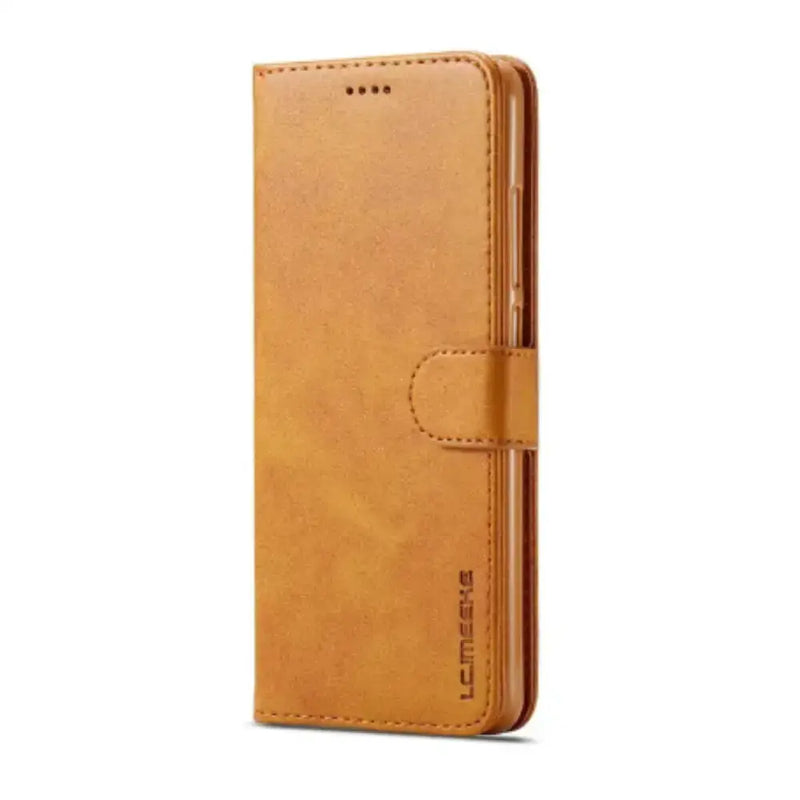 Leather Flip Cover for Samsung Galaxy Series (Yellow) by Habicare