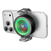 techplus Magnetic Phone Cooler with 7300 RPM Fan, RGB Light & Universal Clip (GA6) GA6 Magnetic Phone Cooler with 7300 RPM RGB Fan