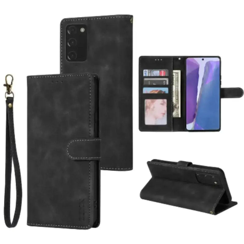 Wallet Case for Samsung Galaxy (Black) by Habicare