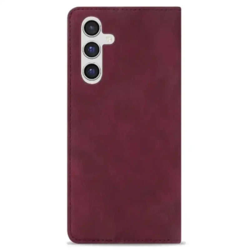 Wallet Case for Samsung Galaxy S & A Series (Wine Red) by Habicare