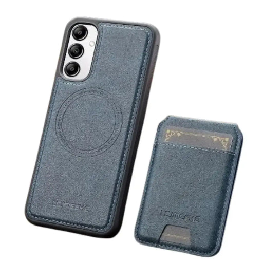 Magsafe Leather Case for Samsung S Series & A Series (Blue) by Habicare