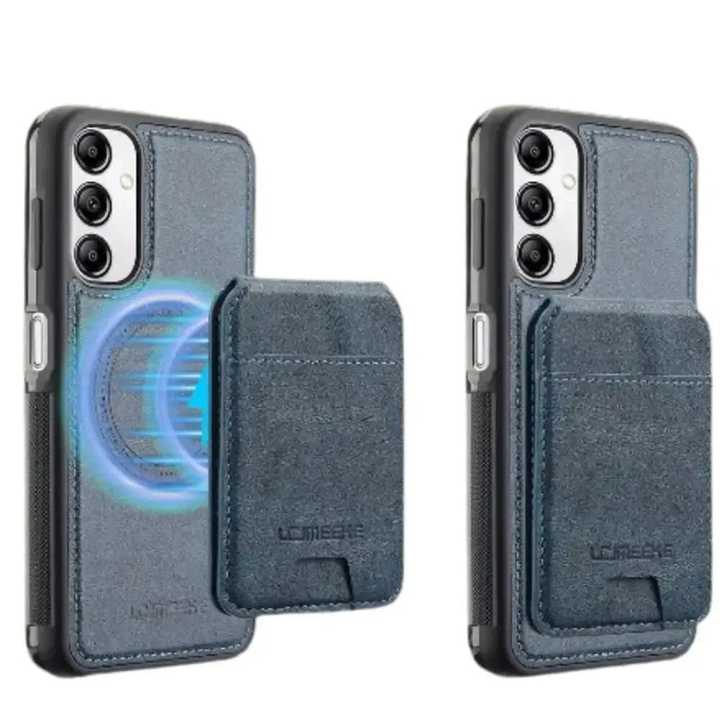 Magsafe Leather Case for Samsung S Series & A Series (Blue) by Habicare