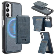 Magsafe Leather Case for Samsung S Series & A Series (Blue) by Habicare
