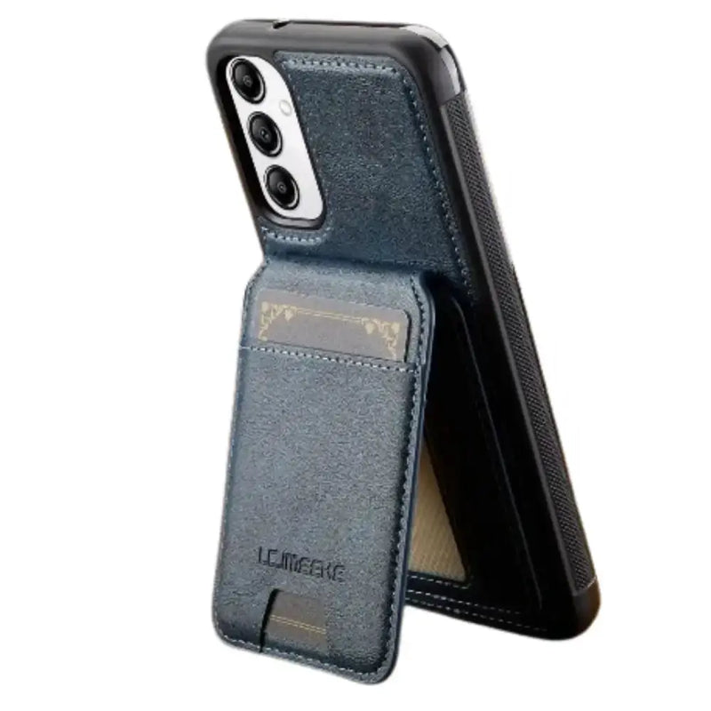 Magsafe Leather Case for Samsung S Series & A Series (Blue) by Habicare
