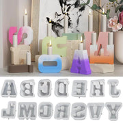 Alphabet Letter Moulds - Candle Holder - Individual - Large by Resin Art NZ