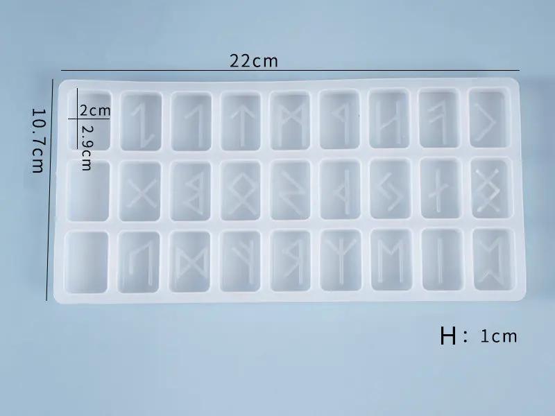 Runes Letter Moulds Stone Resin Mould Energy Symbol Silicone Mould DIY Letter Symbol Epoxy Resin Mould by Resin Art NZ