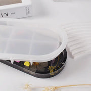 Plate Moulds - Large Tray Resin Mould, Craft Jewelry Making Tools Epoxy Mould Resin Mould Silicone Mould (Oval) by Resin Art NZ