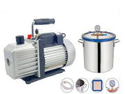 7L Degassing Vacuum Chamber Pump Remove Air/Bubble From Resin And Silicone Systems by Resin Art NZ