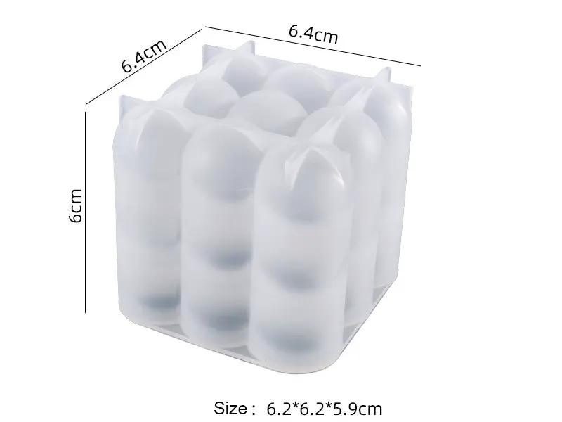 Epoxy Resin Candle Moulds Round Ball Magic Cube by Resin Art NZ
