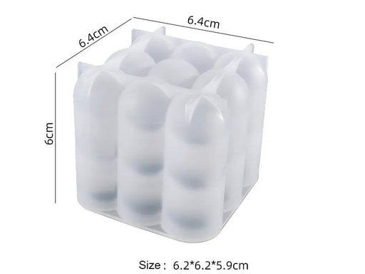 Epoxy Resin Candle Moulds Round Ball Magic Cube by Resin Art NZ
