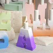 Alphabet Letter Moulds - Candle Holder - Individual - Large by Resin Art NZ