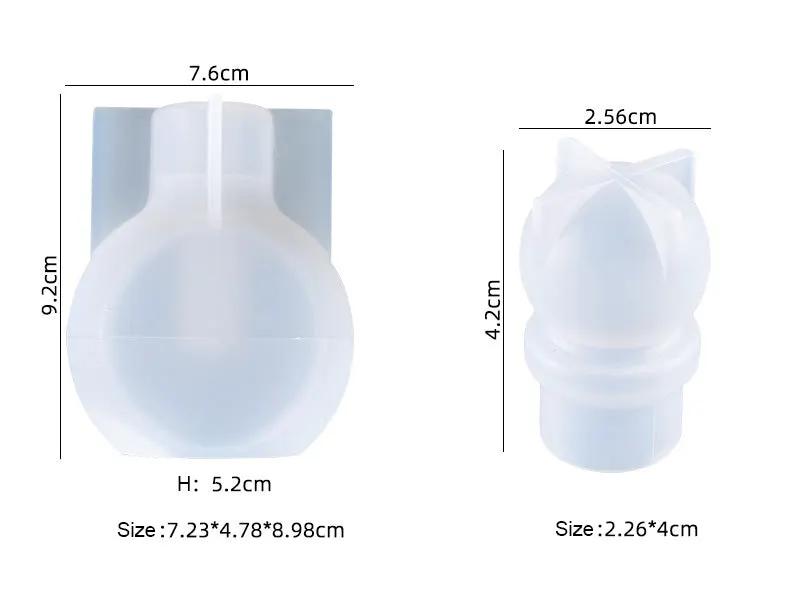 Perfume Bottle Container Resin Moulds by Resin Art NZ
