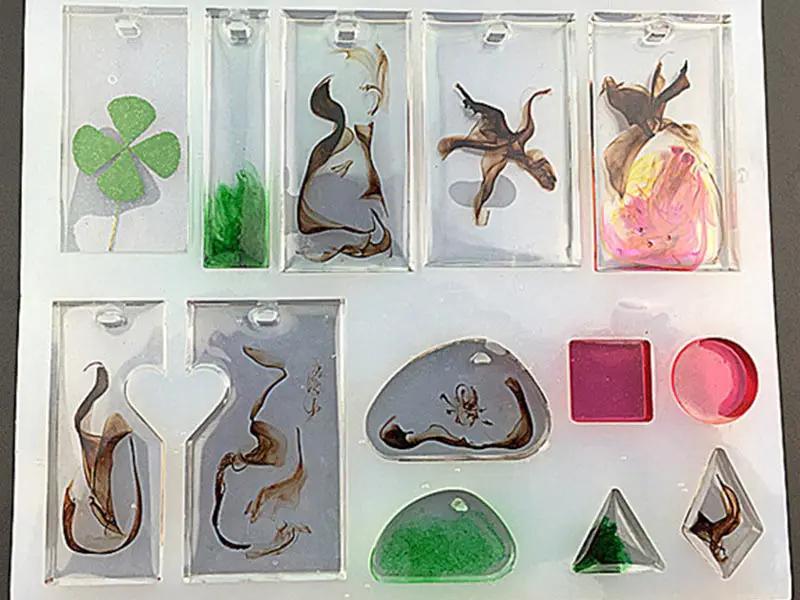 Necklace Pendant Silicone Moulds by Resin Art NZ