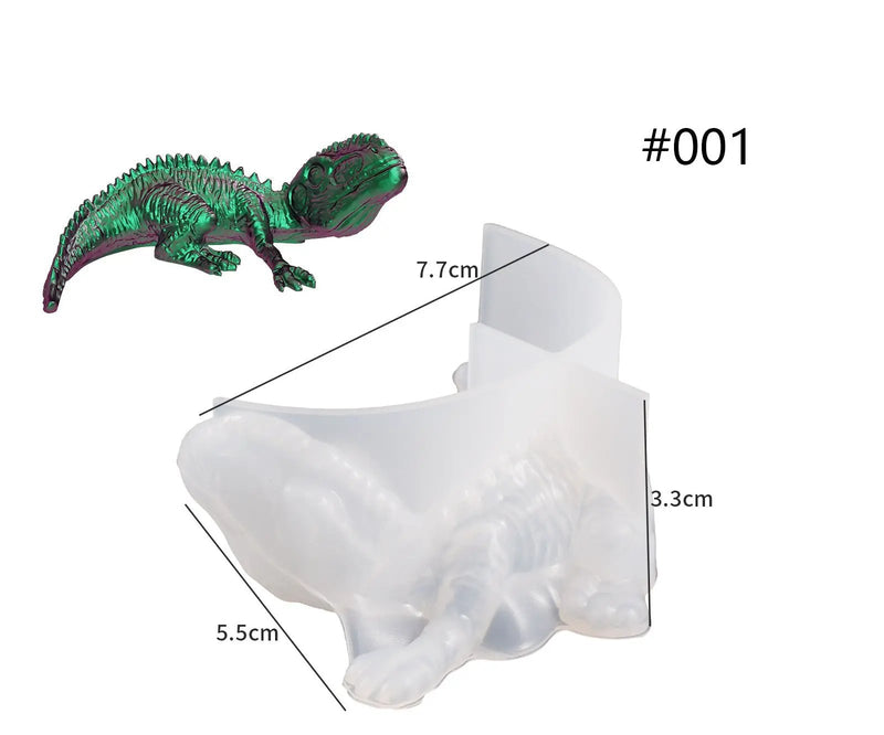 3D Dragon / Dinosaur Moulds - Easter by Resin Art NZ