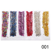 Crushed Glass - 6 piece Set- Metallic Mix by Resin Art NZ