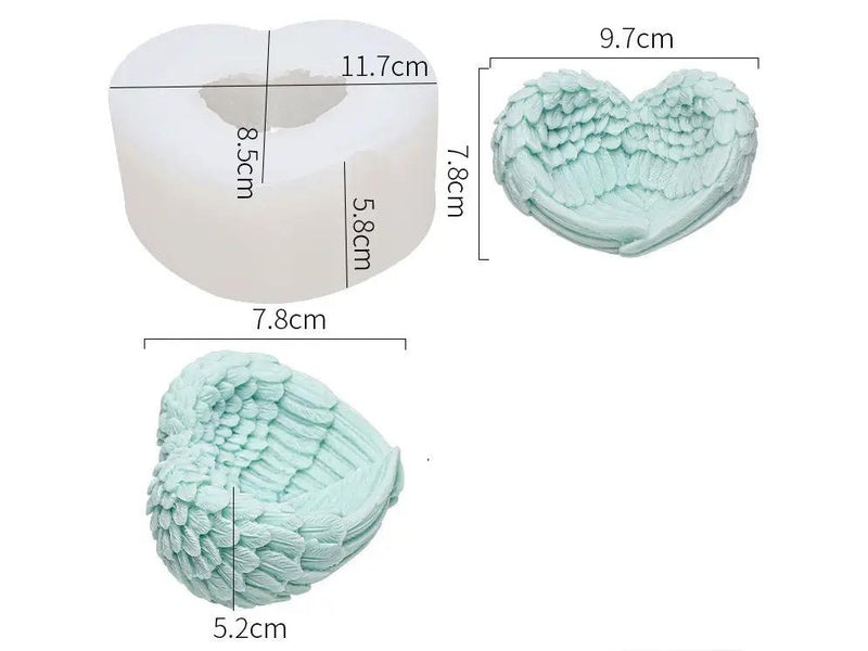 Angel Wing Jewelry Storage Moulds Set for DIY Craft and Resin Art by Resin Art NZ