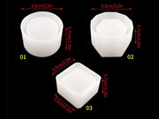 Jewelry Storage Moulds Set for DIY Craft and Resin Art - 3pcs/set by Resin Art NZ