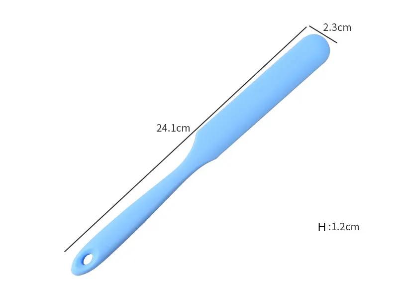 Mixing Spatulas Silicone Mould Reinforced Extended Cream Cake Mixing Scraper - BPA Free, Food Grade Material by Resin Art NZ