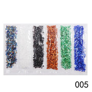 Crushed Glass - 6 piece Set- Metallic Mix by Resin Art NZ