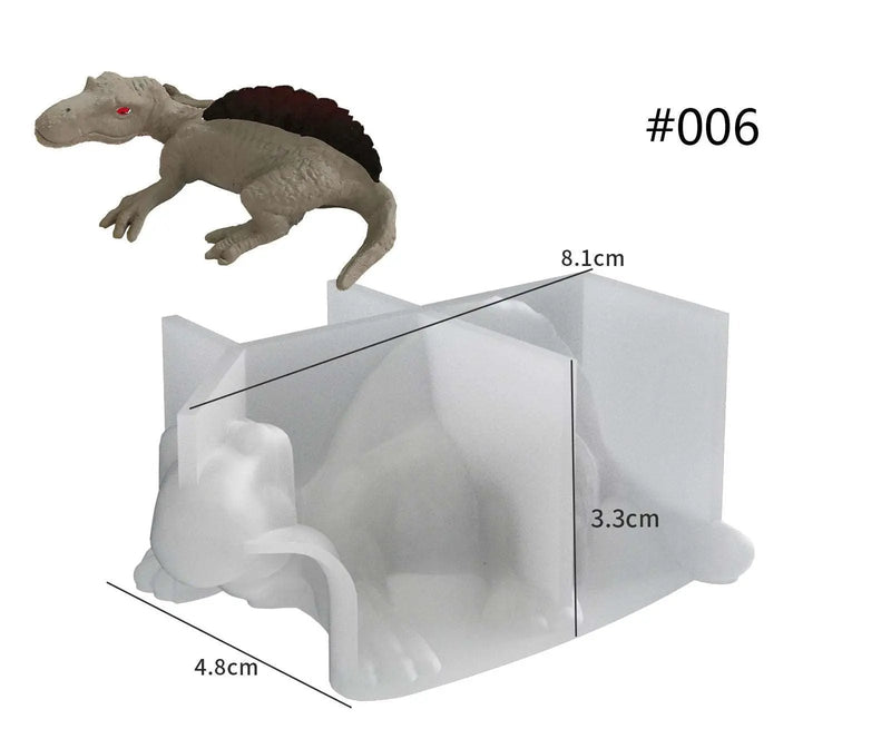 3D Dragon / Dinosaur Moulds - Easter by Resin Art NZ