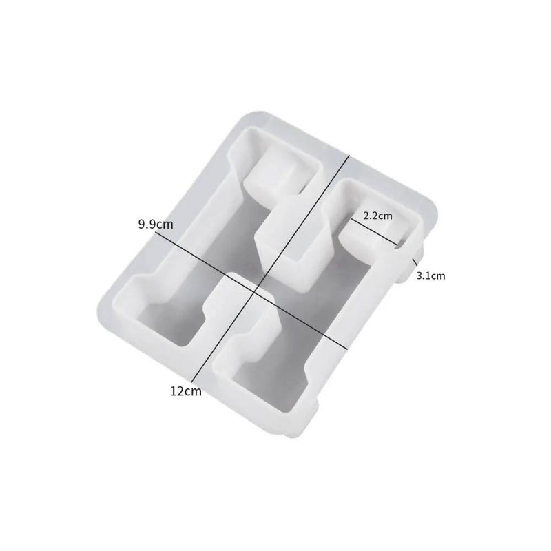 Alphabet Letter Moulds - Candle Holder - Individual - Large by Resin Art NZ